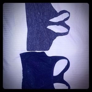 2 sports bras 1 Victoria's Secret, 1 unknown sz XL